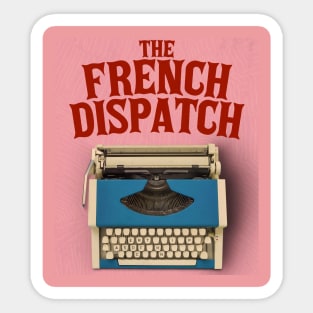 My French Connection Was Retro Typewriter Sticker